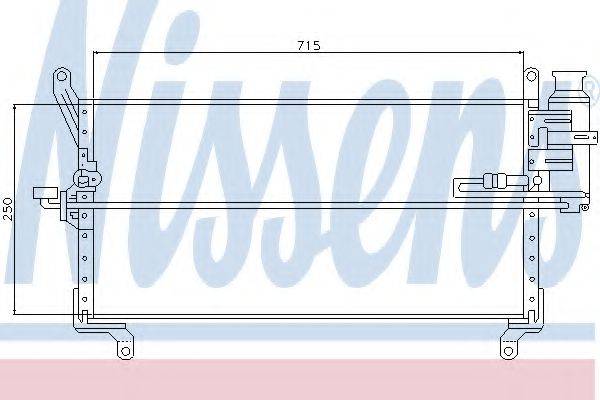 Конденсатор, кондиционер 94320 NISSENS