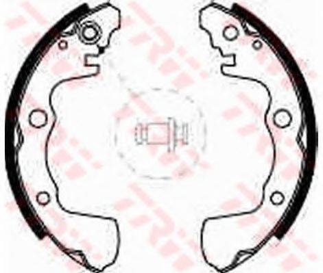 Комплект тормозных колодок GS8508 TRW
