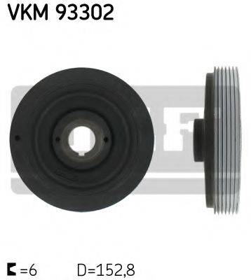 Ременный шкив, коленчатый вал VKM 93302 SKF