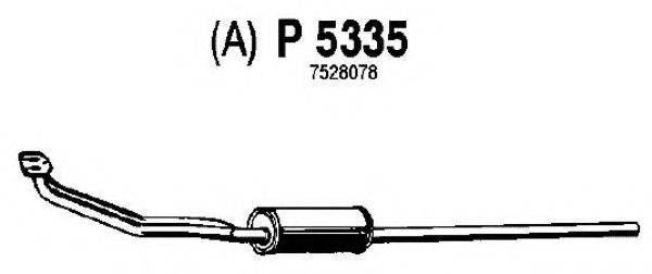 Предглушитель выхлопных газов P5335 FENNO