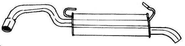 Глушитель выхлопных газов конечный 53621 SIGAM