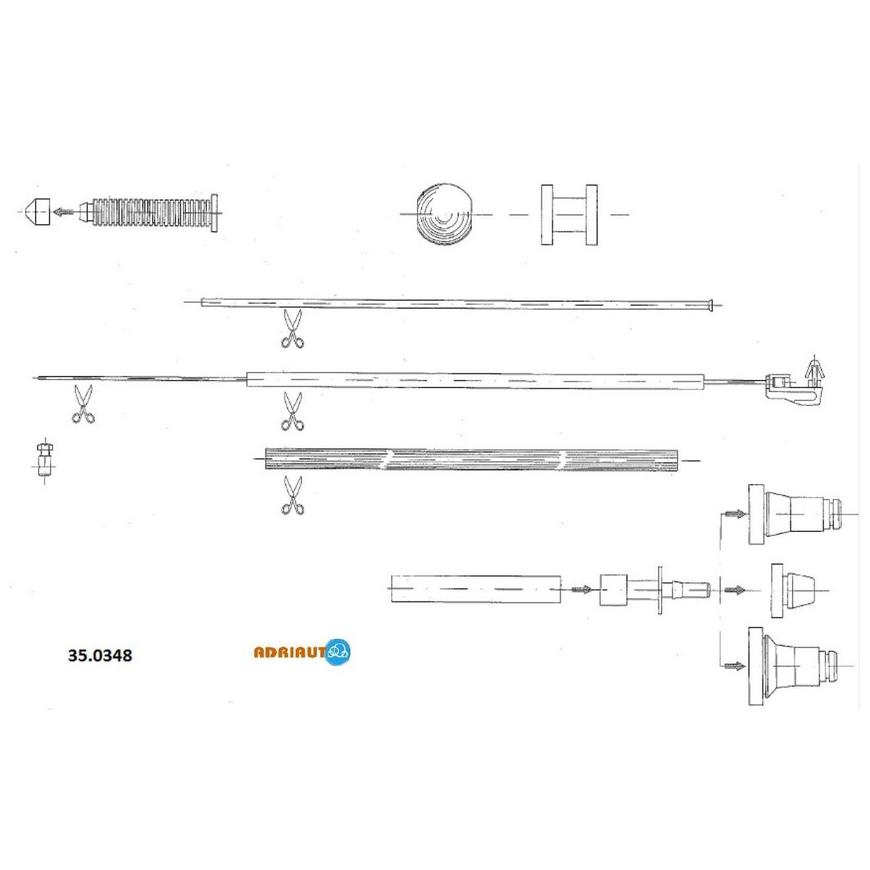 Тросик акселератора Adriauto