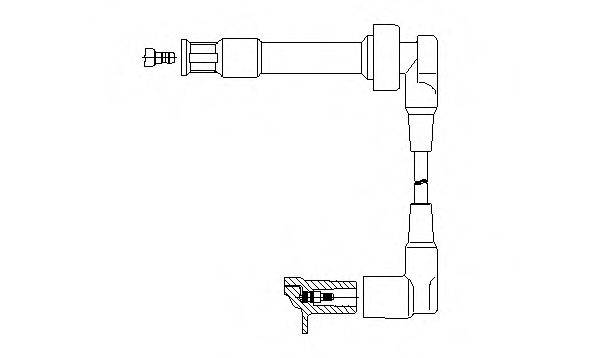 Провод зажигания 135/85 BREMI