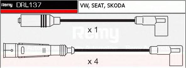 Комплект проводов зажигания DRL137 REMY