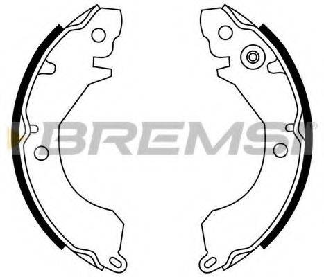 Комплект тормозных колодок GF0730 BREMSI