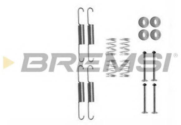 Комплектующие, тормозная колодка SK0880 BREMSI
