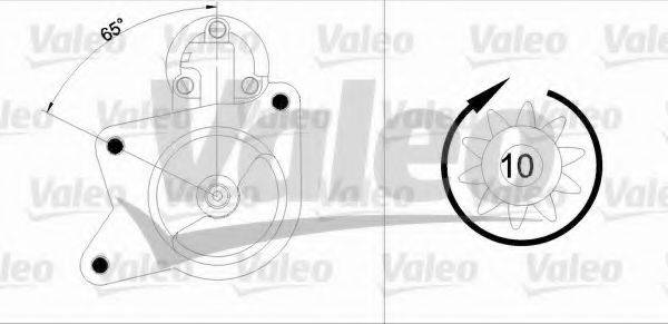 Стартер 455840 VALEO