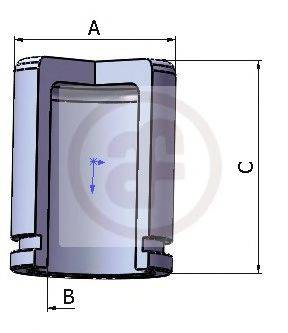 Поршень, корпус скобы тормоза D025280 AUTOFREN SEINSA