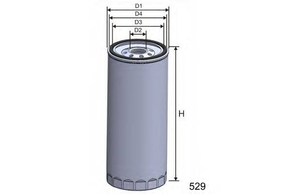 Фильтр масляный Z144A MISFAT