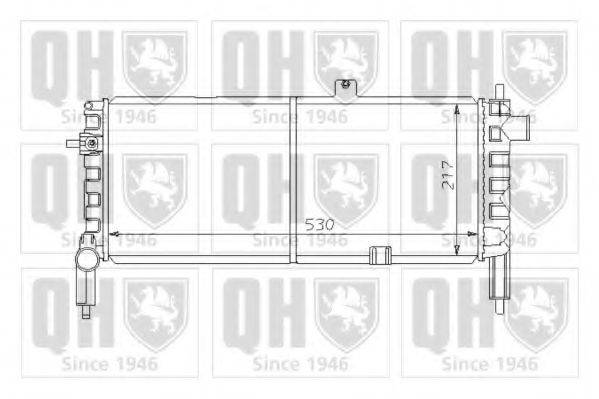 Радиатор, охлаждение двигателя QER1247 QUINTON HAZELL