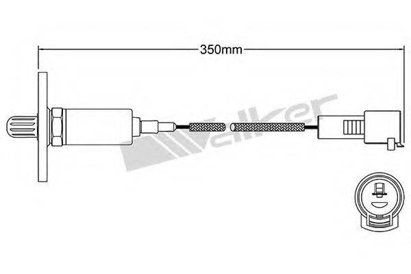 Лямбда-зонд 250-21051 WALKER PRODUCTS