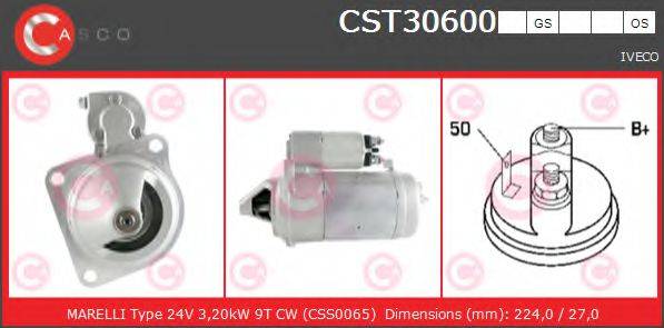 Стартер CST30600GS CASCO