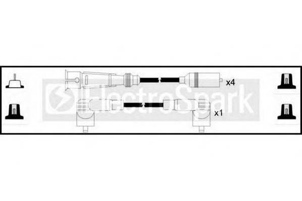 Комплект проводов зажигания OEK621 STANDARD