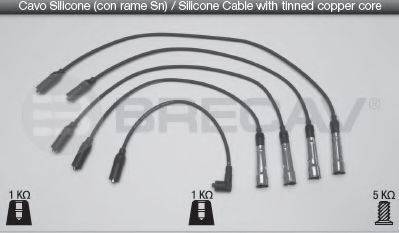 Комплект проводов зажигания 14.503 BRECAV