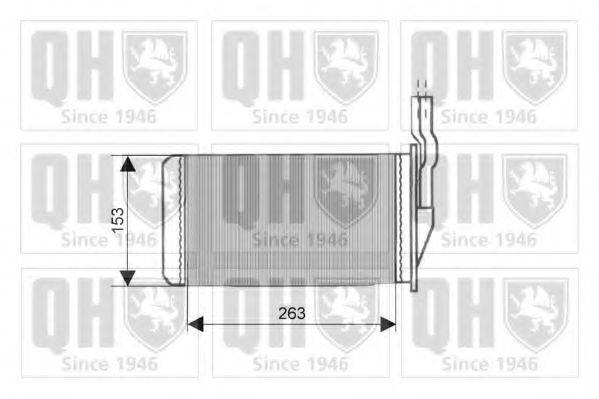 Теплообменник, отопление салона QHR2072 QUINTON HAZELL