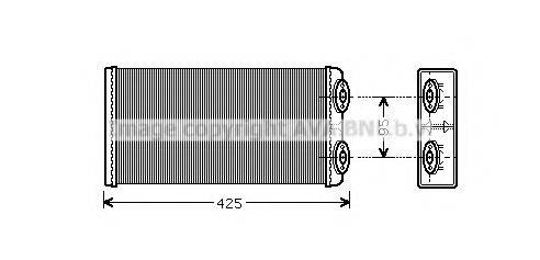 Теплообменник, отопление салона MNA6029 AVA QUALITY COOLING