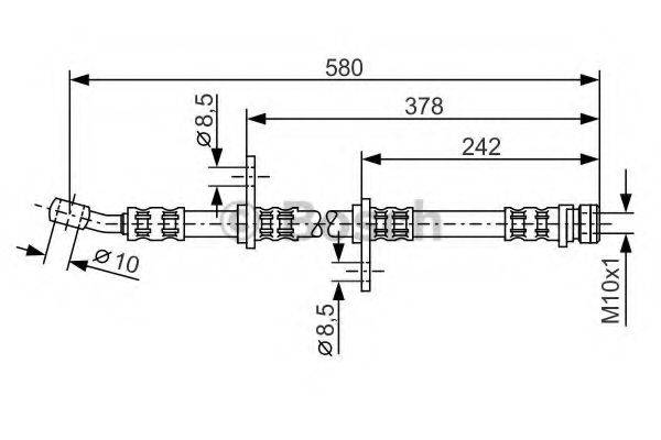 Тормозной шланг 6T48034 LPR