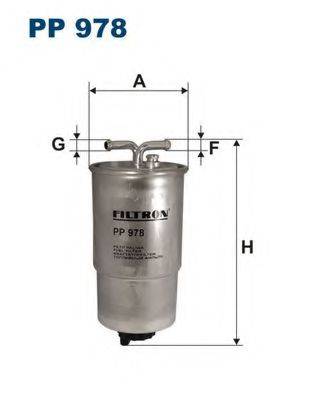 Фильтр топливный PP978 FILTRON