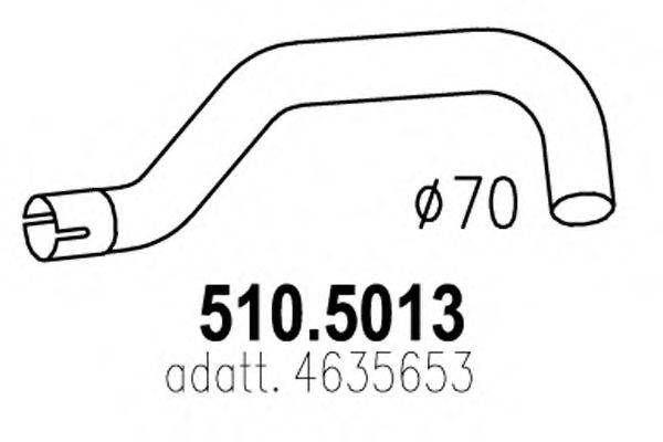 Трубка 510.5013 ASSO