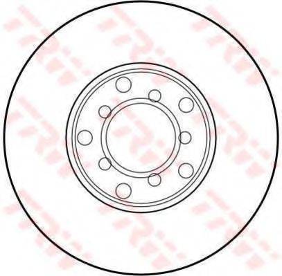 Тормозной диск DF1572 TRW