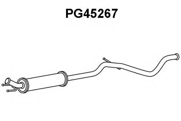 Предглушитель выхлопных газов PG45267 VENEPORTE