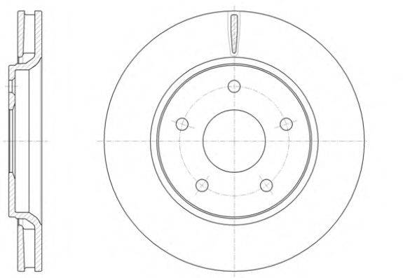 Тормозной диск IBT-1905 IPS Parts