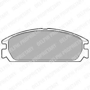 Комплект тормозных колодок, дисковый тормоз KBP-2055 KAVO PARTS