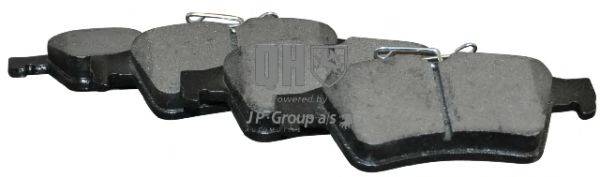Комплект тормозных колодок, дисковый тормоз 1263700619 JP GROUP