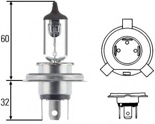 Лампа накаливания 8GJ 002 525-136 HELLA