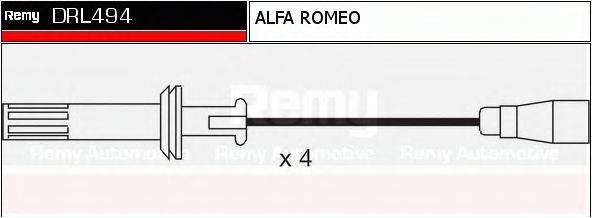 DRL494 REMY Комплект проводов зажигания DRL494 REMY