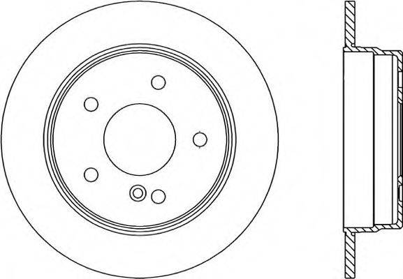 Тормозной диск BDR1293.10 OPEN PARTS