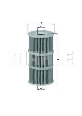 Фильтр масляный OX 389/1D KNECHT