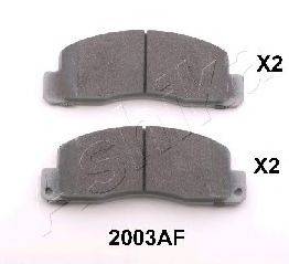 Комплект тормозных колодок, дисковый тормоз 50-02-2003 ASHIKA