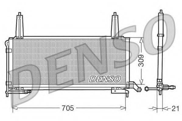 Конденсатор, кондиционер DCN11006 DENSO