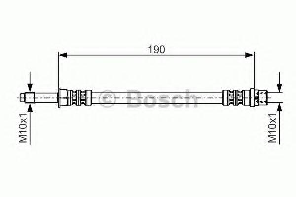 Тормозной шланг T 85 127 BREMBO