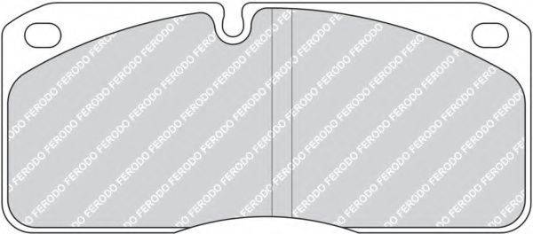 Комплект тормозных колодок, дисковый тормоз FCV733 FERODO