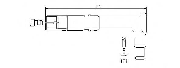 Вилка, свеча зажигания 13250/1 BREMI