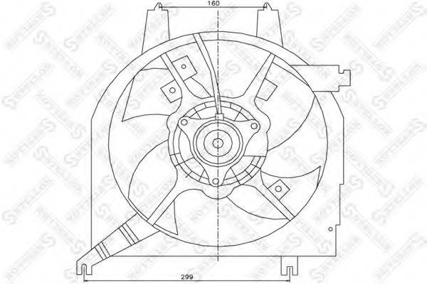 Вентилятор 29-99143-SX STELLOX