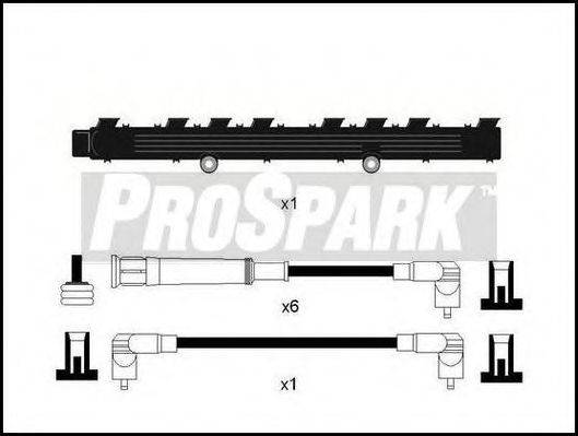 Комплект проводов зажигания OES223T STANDARD