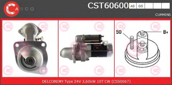 Стартер CST60600GS CASCO