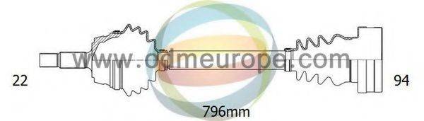 Приводной вал VW108R SHAFTEC