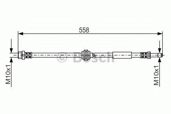 Тормозной шланг T 85 126 BREMBO