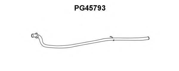 Труба выхлопного газа PG45793 VENEPORTE