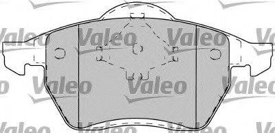 Комплект тормозных колодок 540497 VALEO