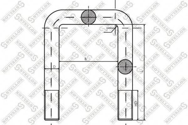 Стремянка рессоры 84-64314-SX STELLOX