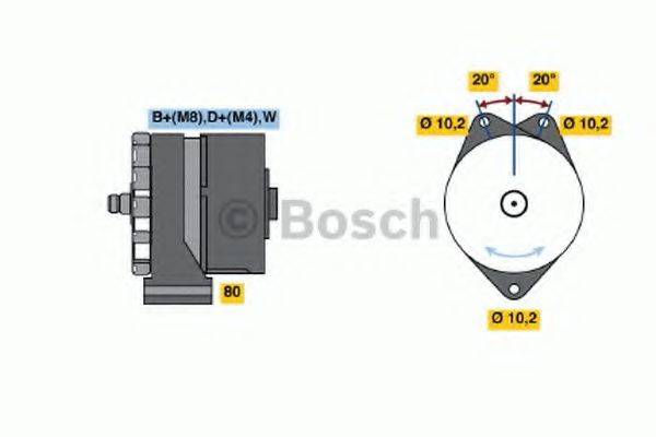 Генератор 0 120 469 562 BOSCH