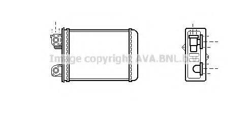 Теплообменник, отопление салона MZ6081 AVA QUALITY COOLING