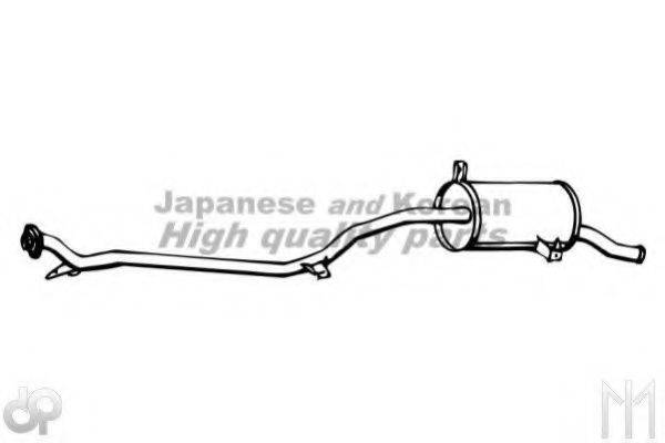 Глушитель выхлопных газов конечный C700-04 ASHUKI