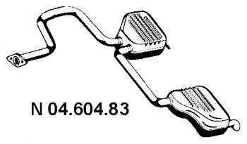 Глушитель выхлопных газов конечный 04.604.83 EBERSPACHER