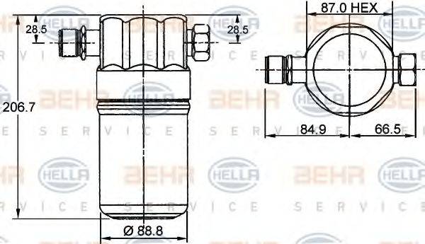 Осушитель 95195 NISSENS